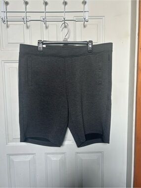 Men’s Dark Gray Knit Shorts